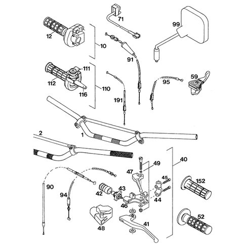 HANDDEKOSEIL L=693,5MM LC4 