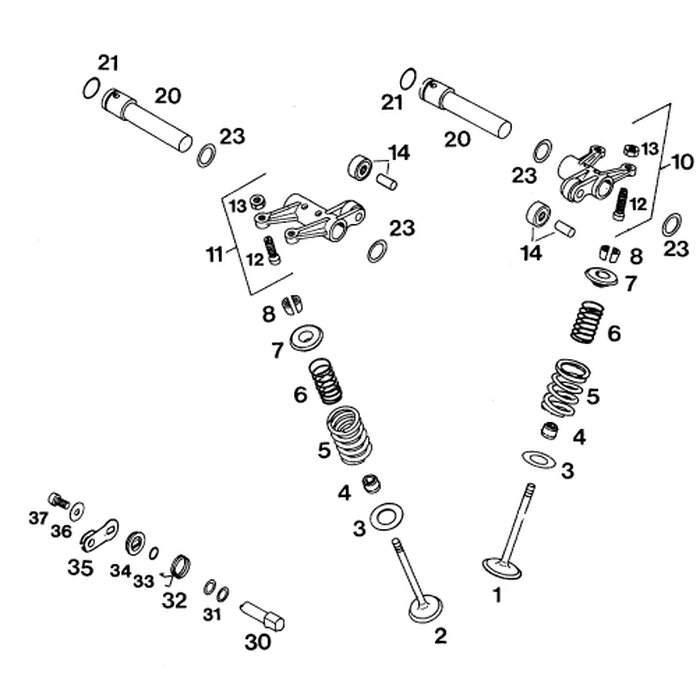 KIPPHEBELROLLE KPL. EINLASS von KTM - 58036061090 - ktm-shop24.de 