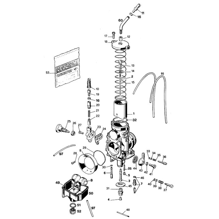 DICHTUNGSSATZ PHM38SD/PHM40SD von KTM - 58031199000 - ktm-shop24 
