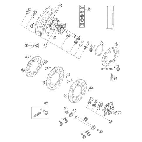 BREMSSCHEIBE HINT.D=220MM 2000