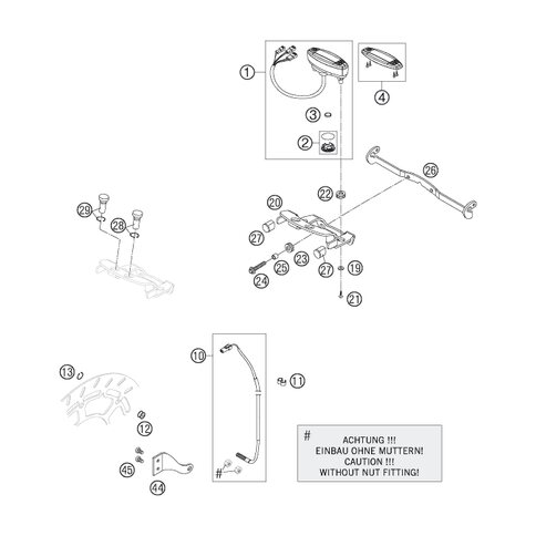 HALTEBLECH FÜR SENSOR SM    03