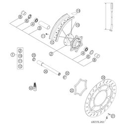 Sonderschr.   M6x23 SW=8 10.9