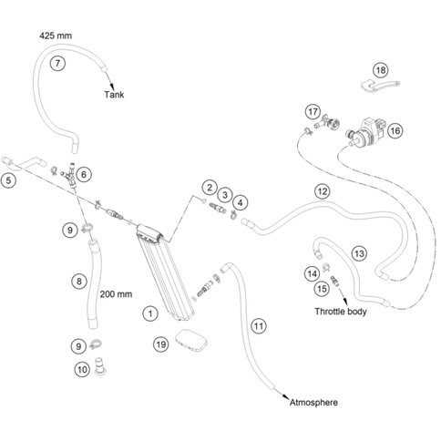 YDNAC-Klammer 10096F (9,6mm)