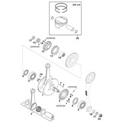 SK-Mutter M20x1,5 SW=27 links