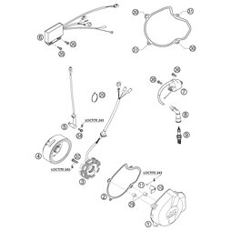 Zündungsdeckeldichtung 0,8mm