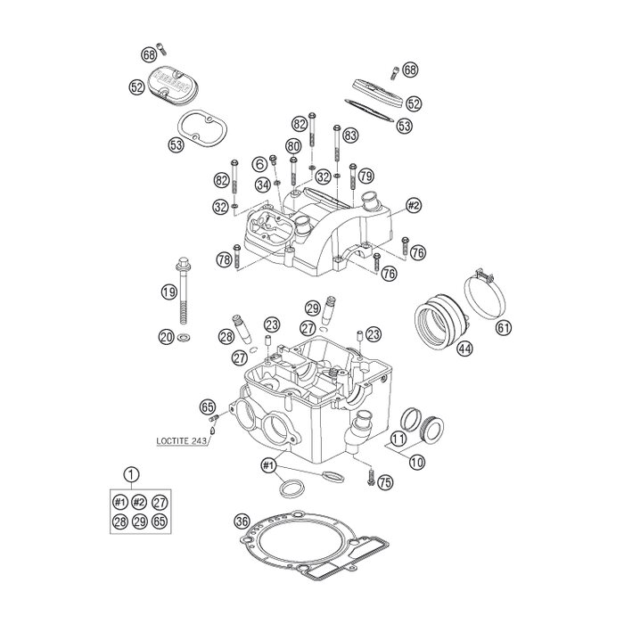 GUMMIMUFFE 03 von KTM - 59036044100 - ktm-shop24.de - KTM-Shop24.de