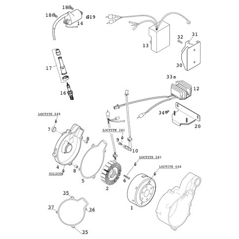 KUPPLUNGSSEIL 4T L=1115MM  