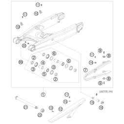 SCHWINGARM KPL. SM-R SD-R   07