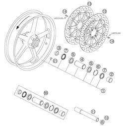 Distanzbüchse Vorderrad re. 03