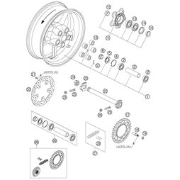 KETTE 525 MIT NIETGLIED     03