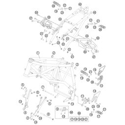 RAHMEN FG08ORANGE 990 SD-R08