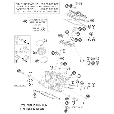 Ventilfhrung Einlass
