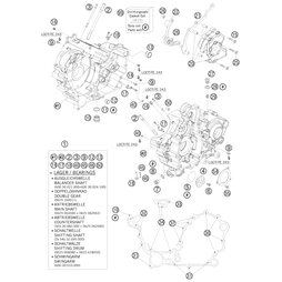 MOTORGEHUSE KPL. M.LAGER   08