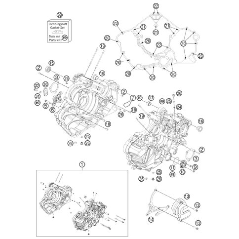 Kettenausfallschutz RC8 kpl.