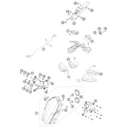 SCHEINWERFERTRGER LINKS    08