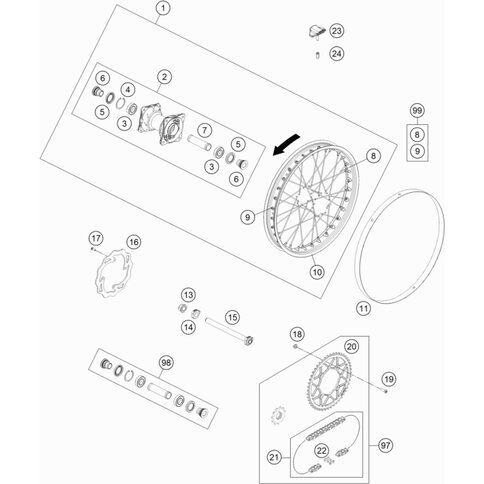 FELGENBAND 18