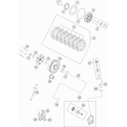 Schalthebel kpl. von KTM - 72034031000 - ktm-shop24.de - KTM-Shop24.de