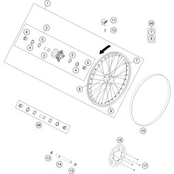 Bremsscheibe vorne D=260mm