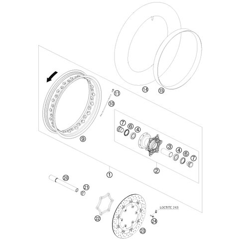 SPEICHE M4,5X172-15G 17 INOX