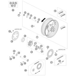 STECKACHSE HINTEN L=279 MM 07