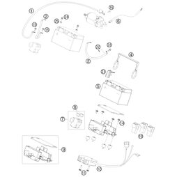 HALTEGUMMI FÜR BATTERIE     07