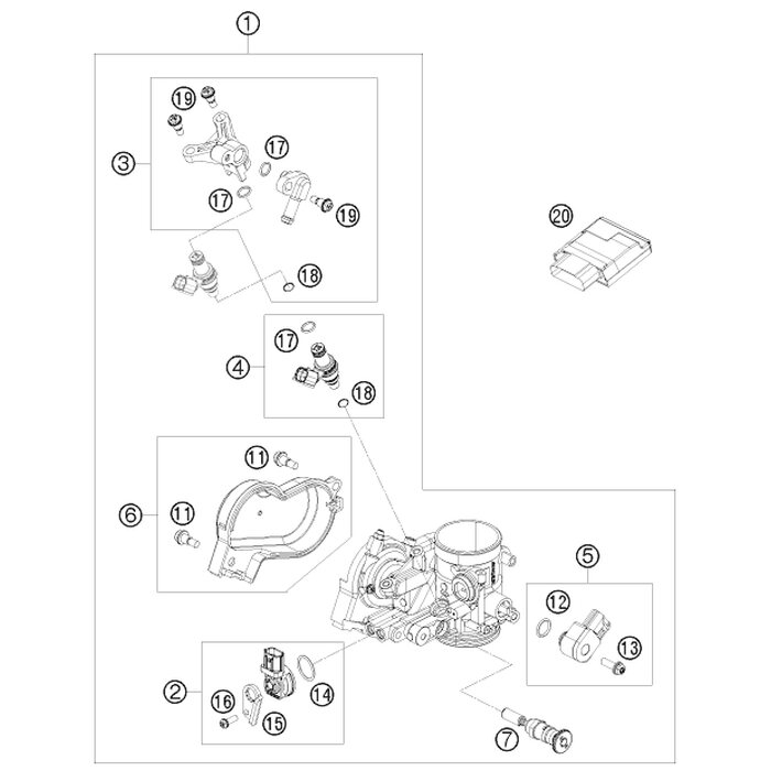 O-RING von KTM - 75041023020 - ktm-shop24.de - KTM-Shop24.de