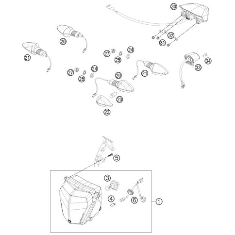 Kennzeichenbeleuchtung LED