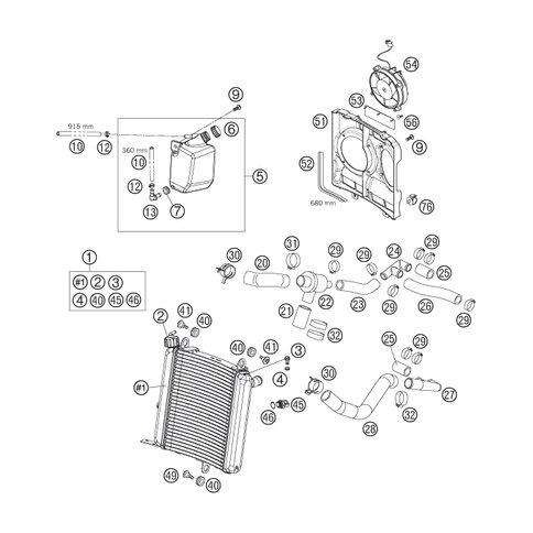 KÜHLERSCHLAUCH THERM./VERT. 05