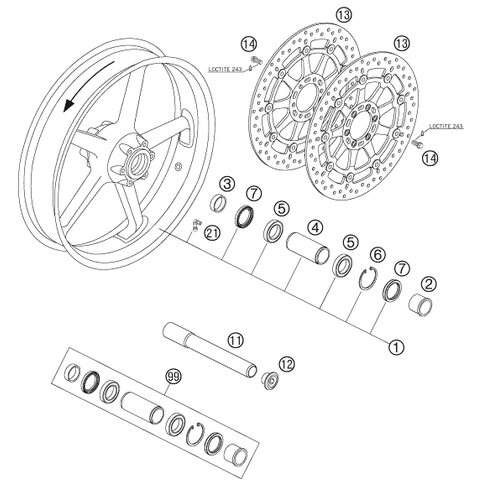 Bremsscheibe D=305MM        05