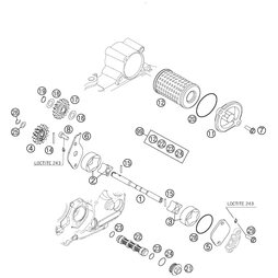 Ölpumpendeckel links