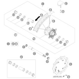 Bremsscheibe vorne D=260´07