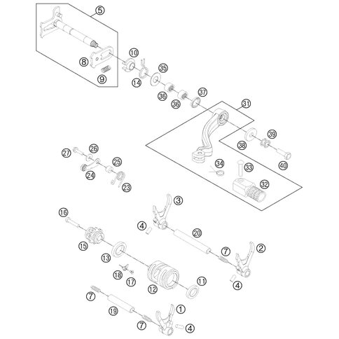 Schaltarretierung zsb