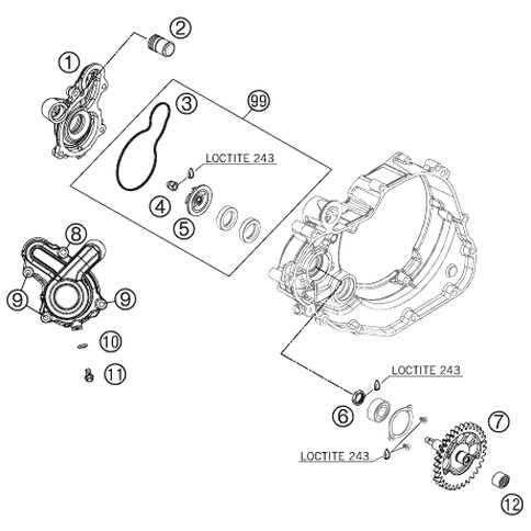 Mutter M14x1 für AGW        06