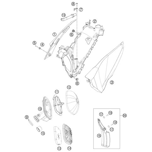 Airboxgummi 350 EFI