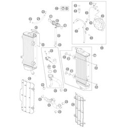 Kühlerschl. kpl. m. Therm. 12