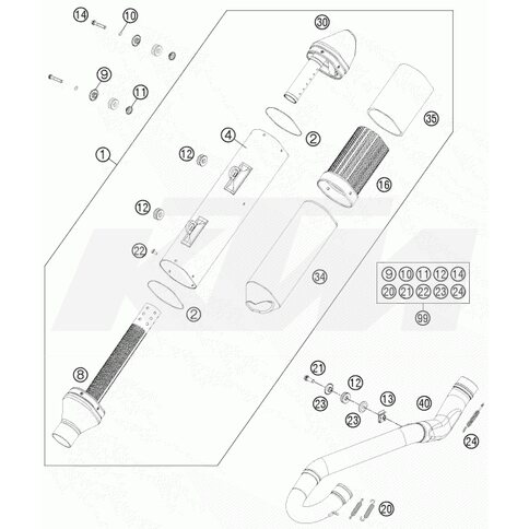 Enddmpferhlle EXC USA