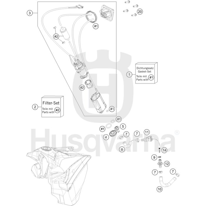 Krafstoffanschluss 2012 von KTM - 78107088117 - ktm-shop24.de 