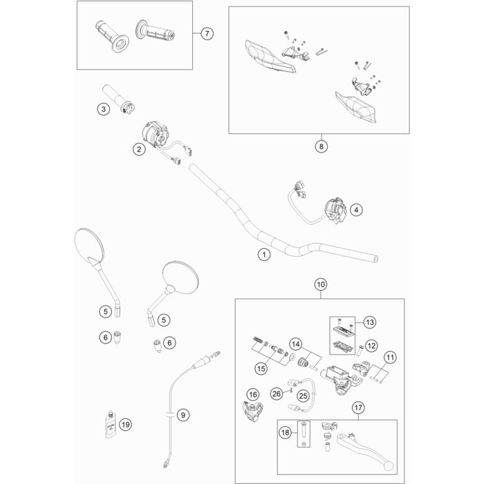 KUPPLUNGSSCHALTER ATV von KTM - 83111049000 - ktm-shop24.de - KTM 