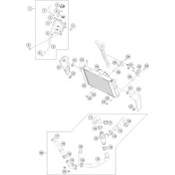 KÜHLERABDECKUNG LINKS