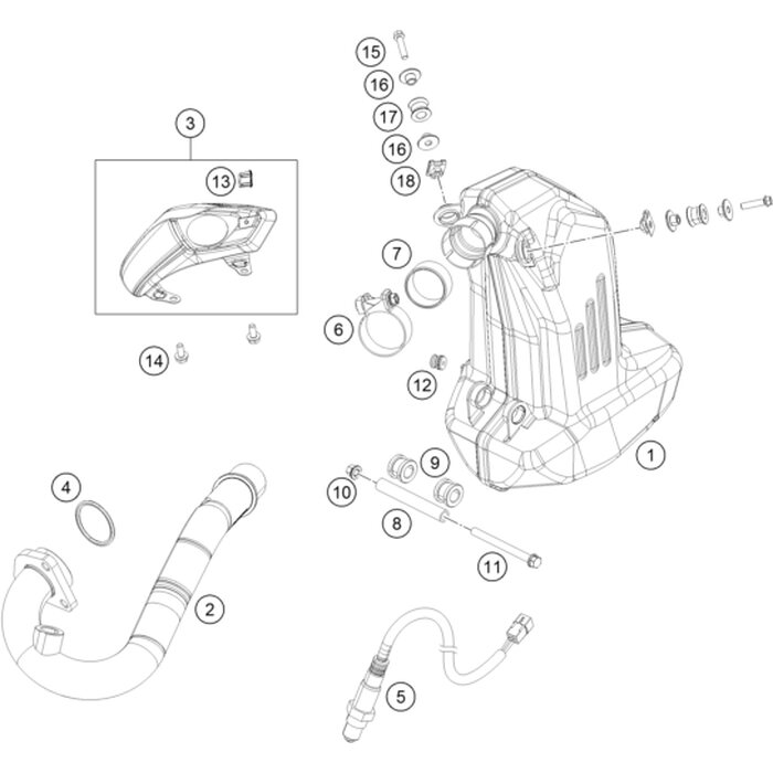 SK-BUNDSCHRAUBE M8X105 SW12 von KTM - J027081053 - ktm-shop24.de  
