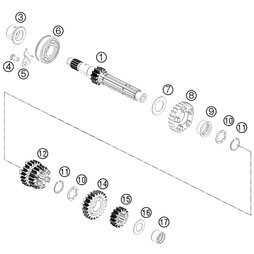 RILLENKUGELLAGER 6204 MIT NUT