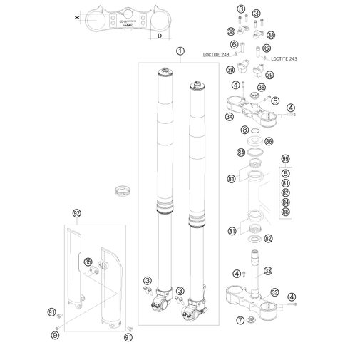 GABELSCHAFTRO. SMR 1MM EXZ. 08