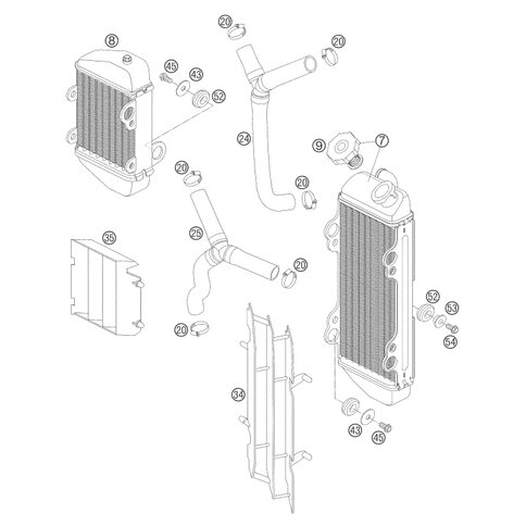 KÜHLERSCHUTZ LINKS SCHW.    06