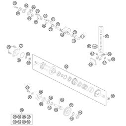 GESTÄNGE KPL. 85 SX         03