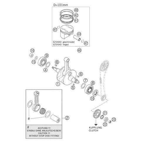 SK-Mutter M16x1,25 links