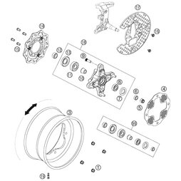 Bremsscheibenschutz aussen