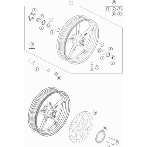 Ventil kpl. Brembo Duke   2003