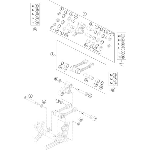 Nadellager HK2220 22x28x20