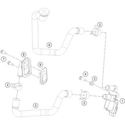 Stufenlose Einohrklemme 32.5mm