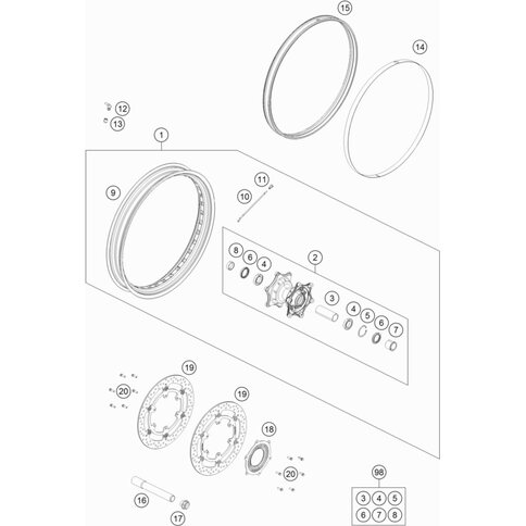 Kraftstoffstandsensor von KTM - 60307080200 - ktm-shop24.de - KTM 